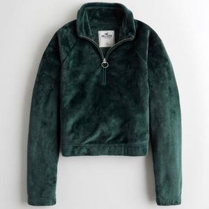 Cozy half zip sweater- Hollister